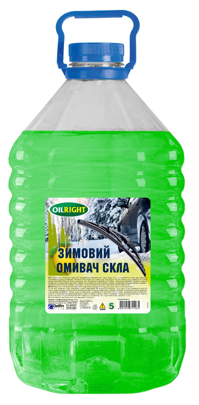 Рідина для склоомивоча OIL RIGHT, цитрус, зима, -20 °С, 5л